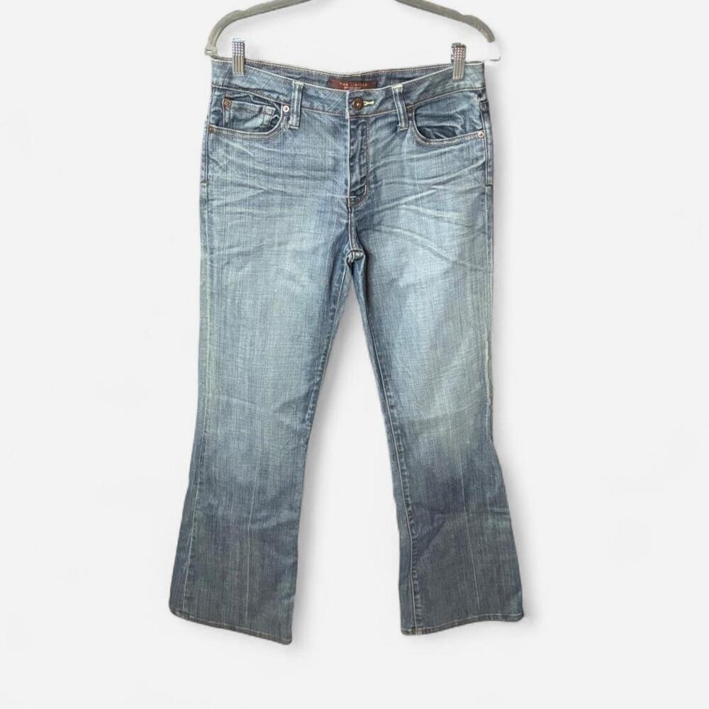 The Limited Vintage Y2K Bootcut Flare Jeans Size 8 Medium Blue Stretch Denim